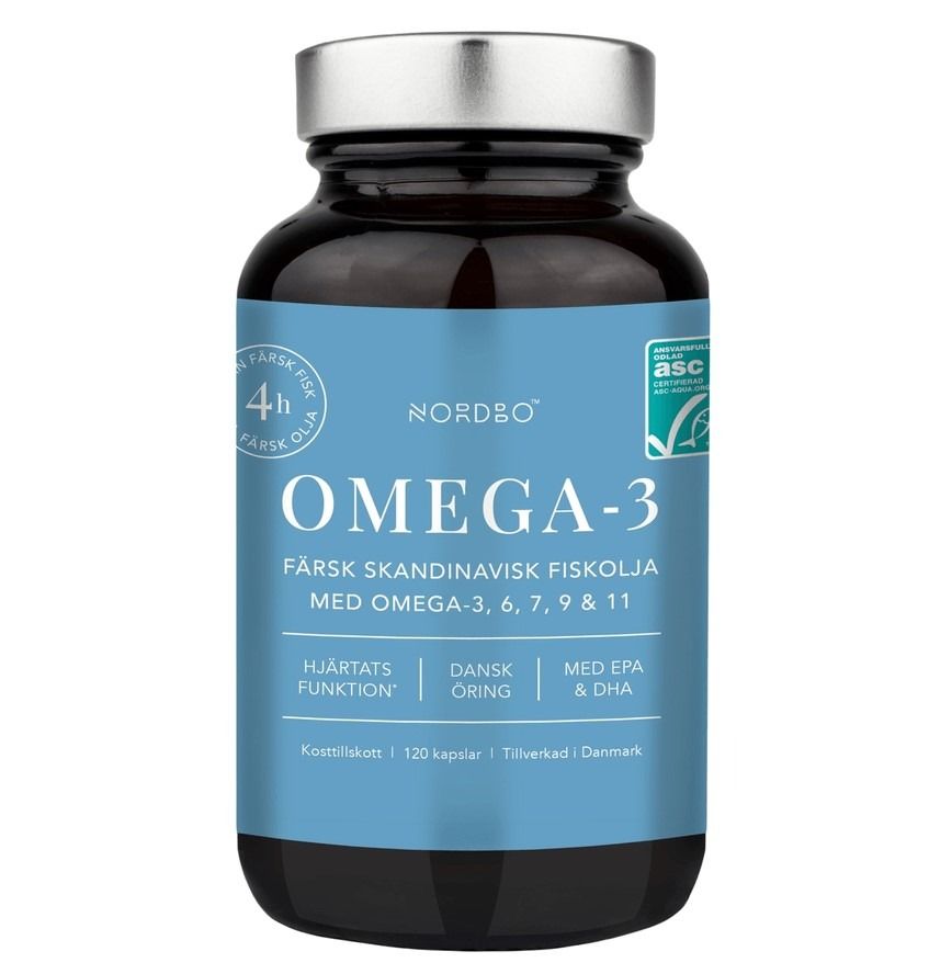 NORDBO Omega-3 x 120 Capsules