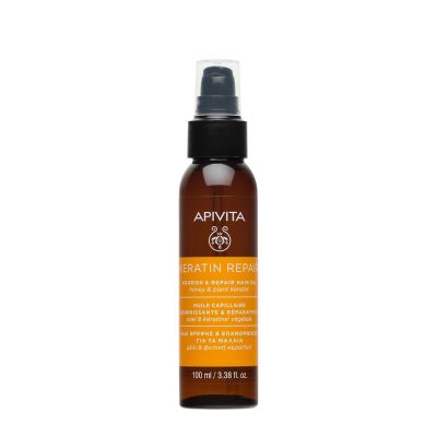 Apivita Keratin Repair Nourish & Repair Hair Oil  100 ml 