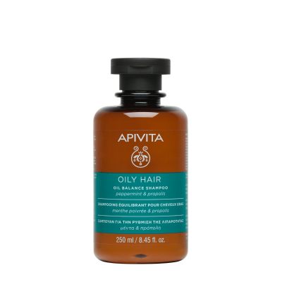 Apivita Shampoo Oil Balance Peppermint & Propolis 250 ml 