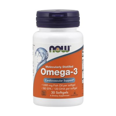 Omega-3, Molecularly Distilled Softgels