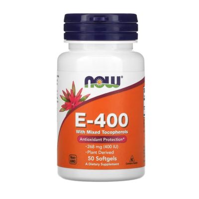 Now Vitamin E-400 IU X 50 Softgels
