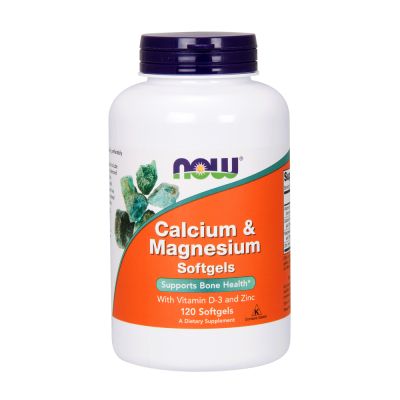 Now Calcium & Magnesium, 120 Softgels