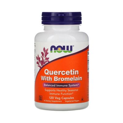 Now Quercetin With Bromelain, 120 VCaps