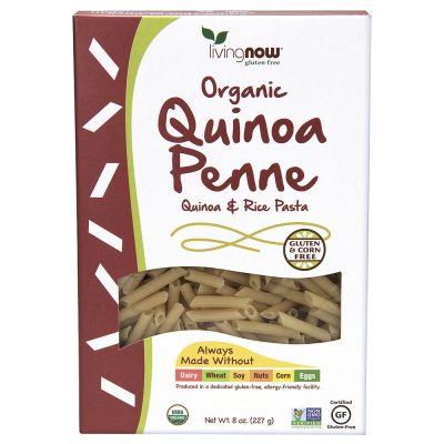 Now Multigrain and Quinoa Penne Pasta, Organic