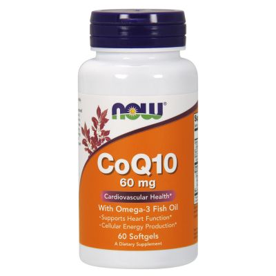 CoQ10 60 mg & Omega 3 Fish Oils Softgels