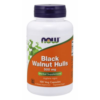Black Walnut Hulls 500 mg Veg Capsules