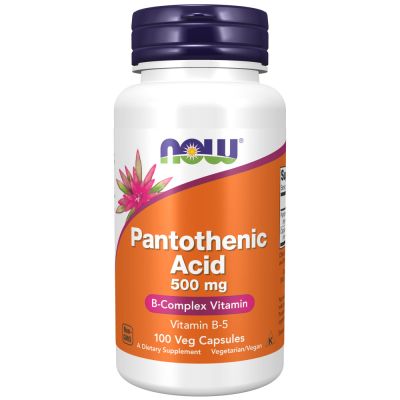 Now Pantothenic Acid 500mg, 100 VCaps