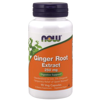 Ginger Root Extract 250 mg Veg Capsules