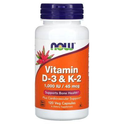 VITAMIN D -3 & K-2 VEG CAPSULES