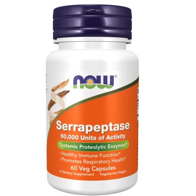 SERRAPEPTASE 60,000 SU 60 VCAPS-NOW