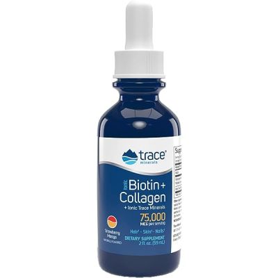 IONIC BIOTIN & COLLAGEN X 2 OZ Trace Minerals