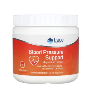 Trace Minerals Blood Pressure Support Magnesium Powder, 150g