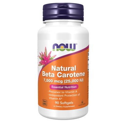 NATURAL BETA CAROTENE 25000 IU 90 SGELS_Now