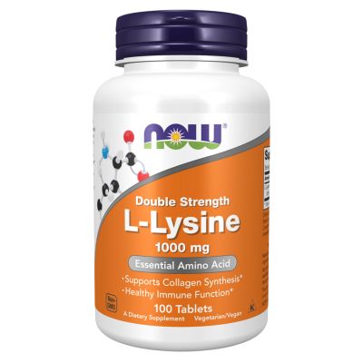 L-LYSINE 1000MG 100 TABS-NOW