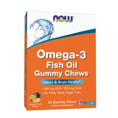 OMEGA-3 FISH OIL GUMMY CHEWS 36 CT/PACK