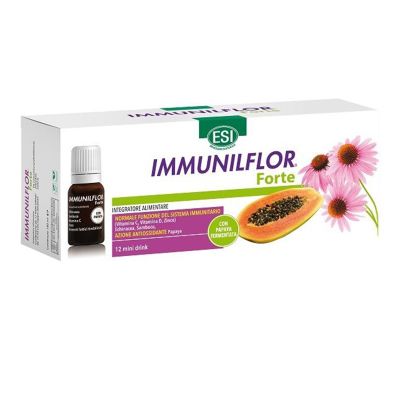 IMMUNILFLOR FORTE PAPAYA 12 MINI DRINK