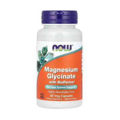 Now Magnesium Glycinate with BioPerine, 60 VCaps