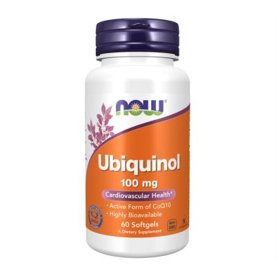 Now Ubiquinol 100mg x 60 Softgels