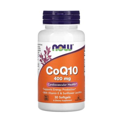 Now CoQ10 400mg x 30 Softgels