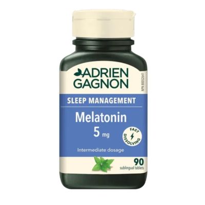 Adrien Gagnon Melatonin 5mg (Fast Dissolving) x 90 Sublingual Tablets