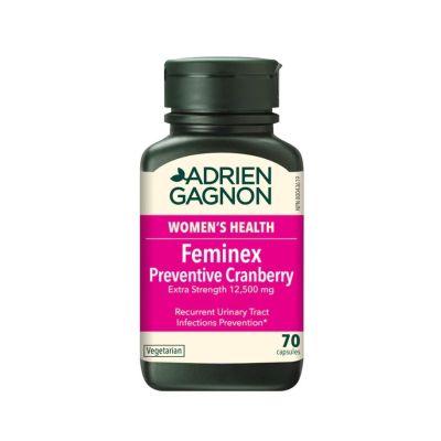 Adrien Gagnon Feminex Preventive Cranberry Extra Strength x 70 Capsules