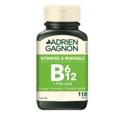 Adrien Gagnon B6, B12 + Folic Acid x 110 Tablets