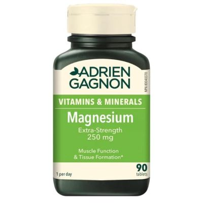 Adrien Gagnon Magnesium Extra Strength 250mg x 90 Tablets