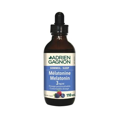 Adrien Gagnon Melatonin Liquid 3mg, 110 ml