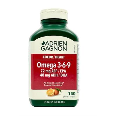 Adrien Gagnon Omega 3-6-9 x 140 Softgels