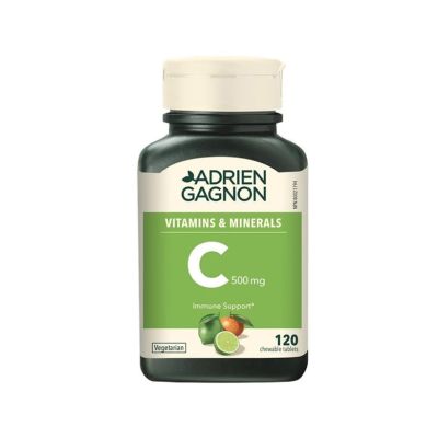 Adrien Gagnon Vitamin C 500mg Citrus Flavour x 120 Chewable Tablets