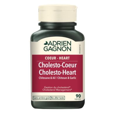 Adrien Gagnon Cholesto-Heart Chitosan & Garlic x 90 Capsules
