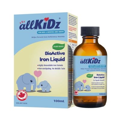 Allkidz BioActive Iron Liquid, 100ml