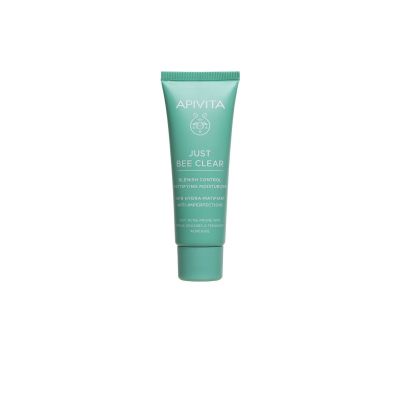 Apivita Just Bee Clear Blemish Control Mattifying Moisturizer,  40ml