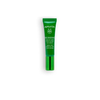 Apivita Bee Radiant Signs Of Aging & Anti Fatigue Eye Cream White Peony & Patented Propolis, 15ml