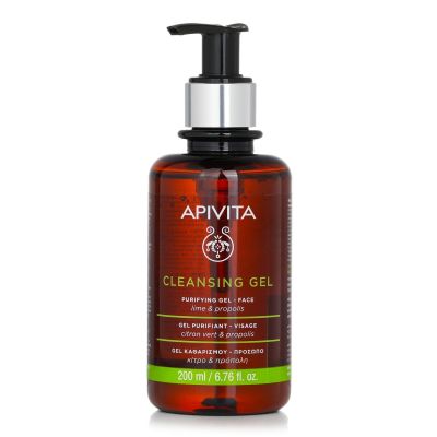 Apivita Purifying Gel With Propolis & Lime - For Oily/Combination Skin,  200ml