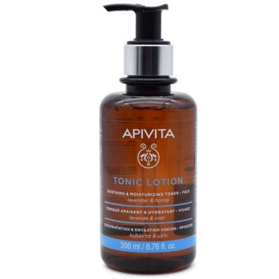 Apivita Tonic Lotion Soothing & Moisturizing Face Toner with Lavender & Honey,   200ml