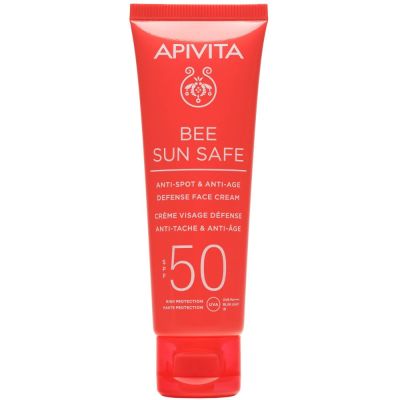 Apivita Bee Sun Safe Anti-Spot & Anti-Age Face Cream  SPF50  50ml