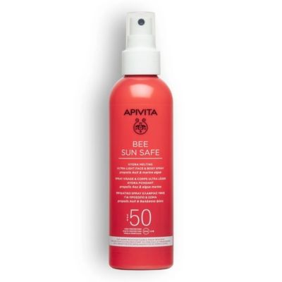 Apivita Bee Sun Safe Hydra Melting Ultra Light Face & Body Spray SPF50,   200ml