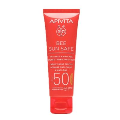 Apivita Bee Sun Safe Anti-Spot & Anti-Age Tinted  SPF50,  50ml