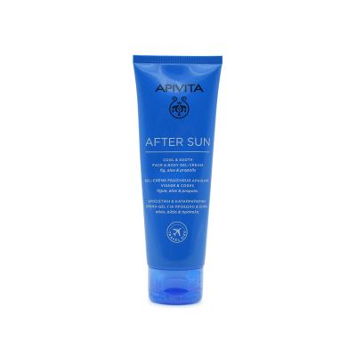 Apivita After Sun Cool & Sooth Face & Body Gel-Cream  200ml