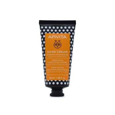 Apivita Hand Cream Intensive Moisturizing with Hyaluronic Acid & Honey Rich Texture 50ml 