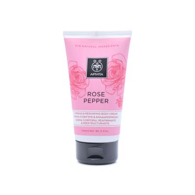 Apivita Rose Pepper Firming & Reshaping Body Cream  150ml