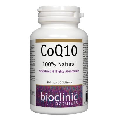 Bioclinic Naturals CoQ10 400mg x 30 Softgels
