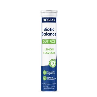 Bioglan Biotic Balance Gut Fizz x 20 Effervescent Tablets
