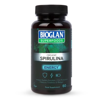 Bioglan Superfoods Organic Spirulina Energy x 60 Capsules