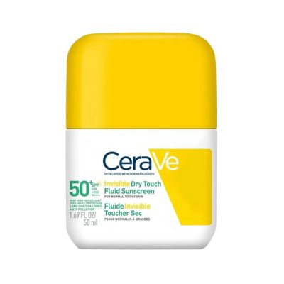 CeraVe Invisible Dry Touch Fluid Sunscreen SPF50, 50ml