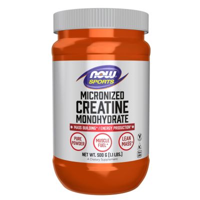Now Creatine Monohydrate, Micronized Powder 500g