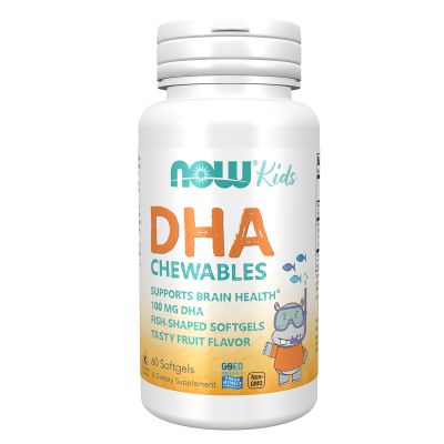 Now DHA Kids Fish Oil Chewable, 60 Softgels