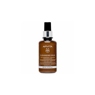 Apivita Cleansing Milk 3 In 1- Face & Eyes 200ml