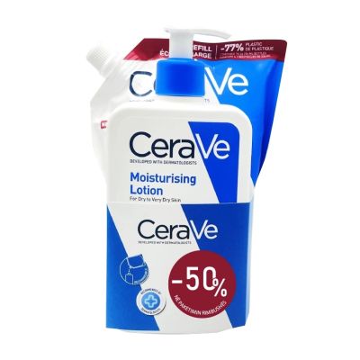 CeraVe Set Moisturising Lotion & Refill Pouch, 2 x 473ml
